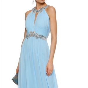 Gorgeous silk Marchesa Notte gown NWT!
